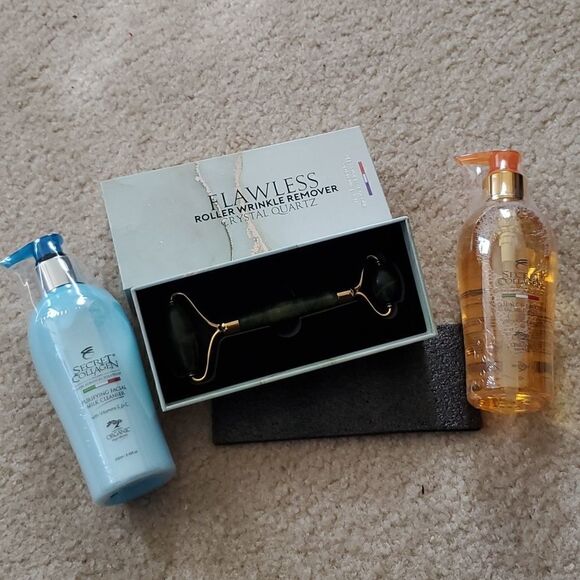 SECRET COLLAGEN Purifying Milk Cleanser & Toner with Miracle Jade Roller - Picture 2 of 9
